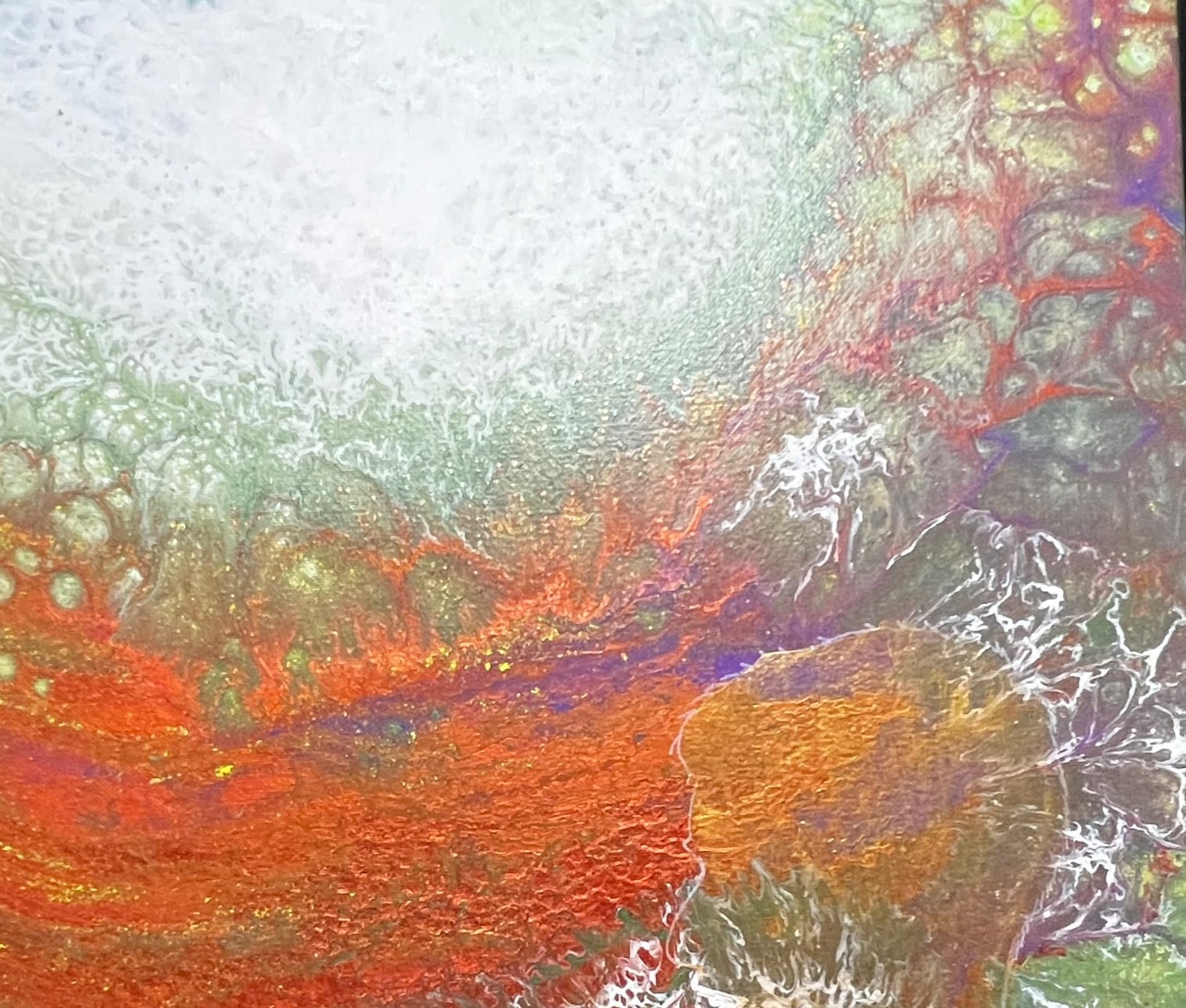 Colours in Motion, painting by a student